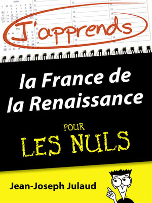 cover image of J'apprends la France de la Renaissance pour les Nuls